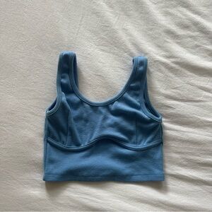 Blue tank top